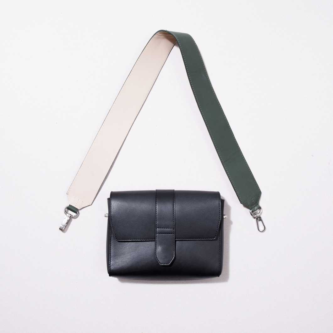 beige bag strap