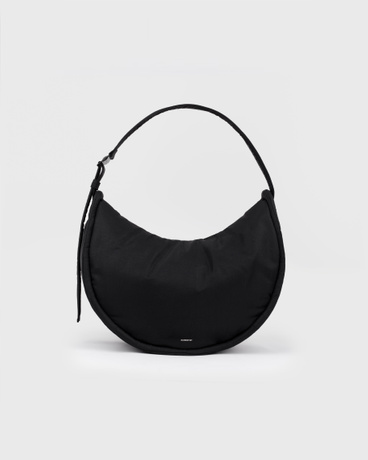 Sandqvist Curve Half Moon Bag In Black